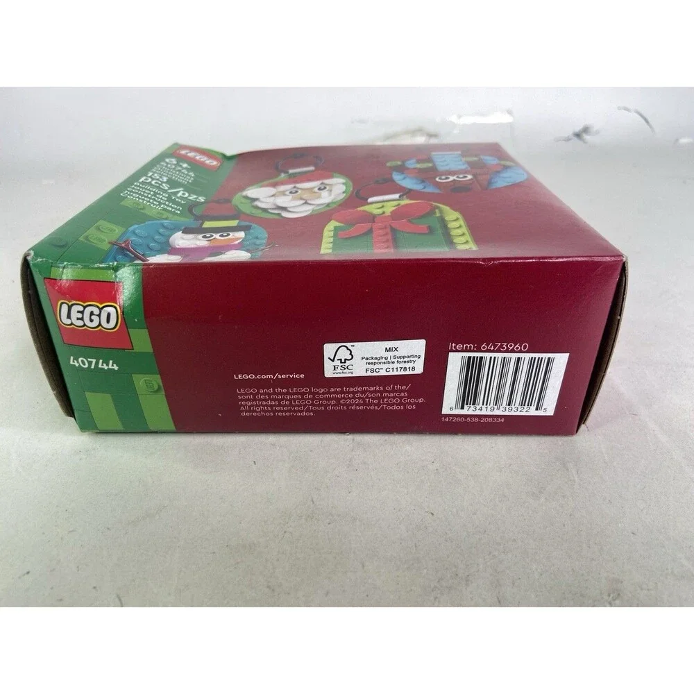 LEGO 40744 Christmas Ornament Selection SEALED New Damaged Box
